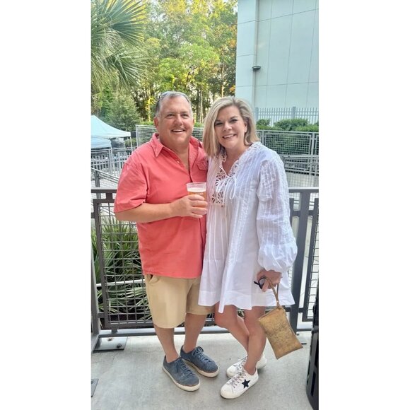 Sandro Cotton Lace Trim Mini Dress Size 6 (Retails $441) - Picture 6 of 11